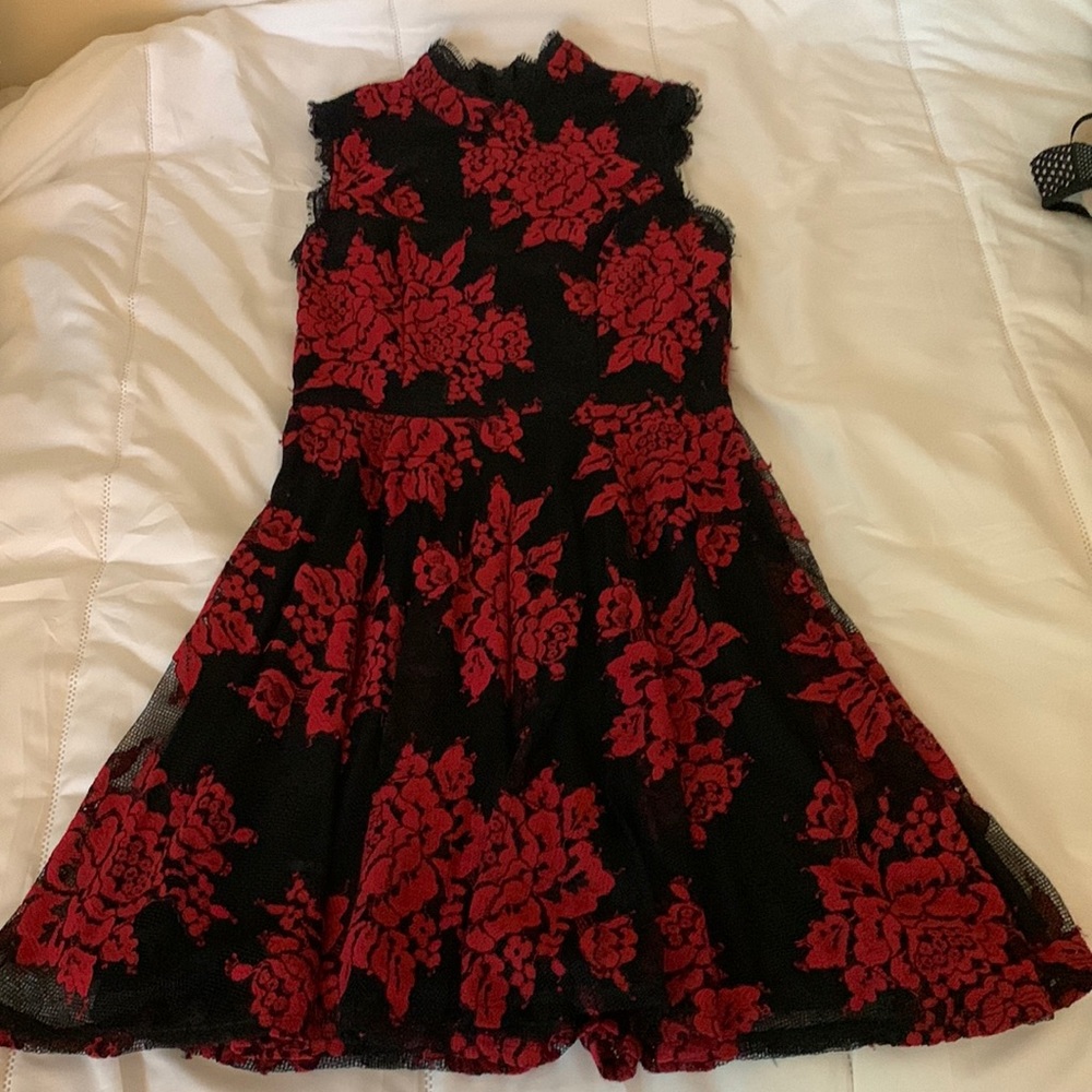 Girls red dress